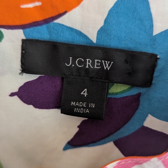 J. Crew Colorful Floral Dress - Picture 3 of 7